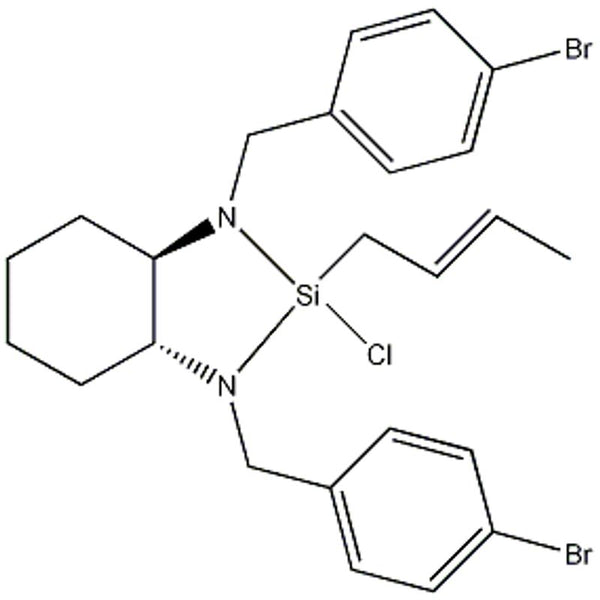 (1R,2R)-(-)-[N,N'-Bis(4-bromobenzyl)-1,2-cyclohexanediamino][(2E)-2-buten-1-yl]chlorosilane, min. 98%|14-1883|804559-39-5