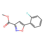 Methyl 5-(2-fluorophenyl)isoxazole-3-carboxylate|CS-0071426|668970-74-9