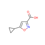 5-Cyclopropylisoxazole-3-carboxylic acid|CS-W008513|110256-15-0