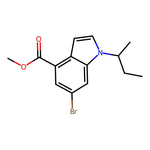 Methyl 6-bromo-1-(sec-butyl)-1H-indole-4-carboxylate|CS-M2397|1346576-37-1