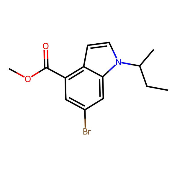 Methyl 6-bromo-1-(sec-butyl)-1H-indole-4-carboxylate|CS-M2397|1346576-37-1