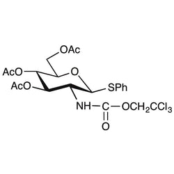 Phenyl 3,4,6-tri-O-acetyl-2-deoxy-1-thio-2-(2,2,2-trichloroethoxyformamido)-b-D-glucopyranoside|32251|187022-49-7