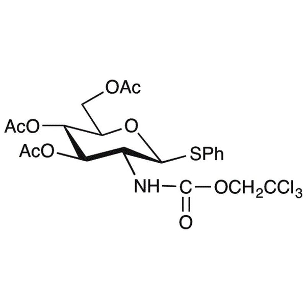 Phenyl 3,4,6-tri-O-acetyl-2-deoxy-1-thio-2-(2,2,2-trichloroethoxyformamido)-b-D-glucopyranoside|32251|187022-49-7