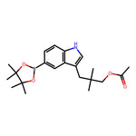 2,2-Dimethyl-3-(5-(4,4,5,5-tetramethyl-1,3,2-dioxaborolan-2-yl)-1H-indol-3-yl)propyl acetate|CS-1311026|2764998-26-5