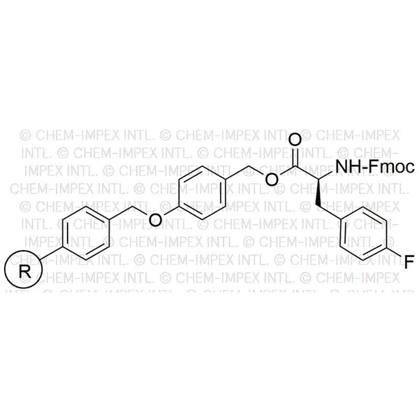 Fmoc-4-fluoro-L-phenylalanine 4-alkoxybenzyl alcohol resin|05172