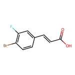 3-(4-Bromo-3-fluorophenyl)acrylic acid|CS-0197514|923266-17-5