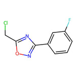 5-(Chloromethyl)-3-(3-fluorophenyl)-1,2,4-oxadiazole|CS-0209620|601484-33-7