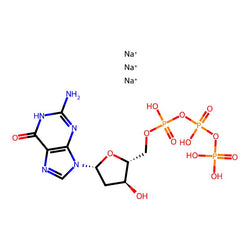 2′-Deoxyguanosine 5′-triphosphate trisodium salt, 99%, 100 mM|9332596|93919-41-6