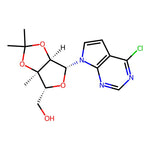 ((3aR,4R,6R,6aR)-6-(4-Chloro-7H-pyrrolo[2,3-d]pyrimidin-7-yl)-2,2,3a-trimethyltetrahydrofuro[3,4-d][1,3]dioxol-4-yl)methanol|CS-0103886|2278357-65-4