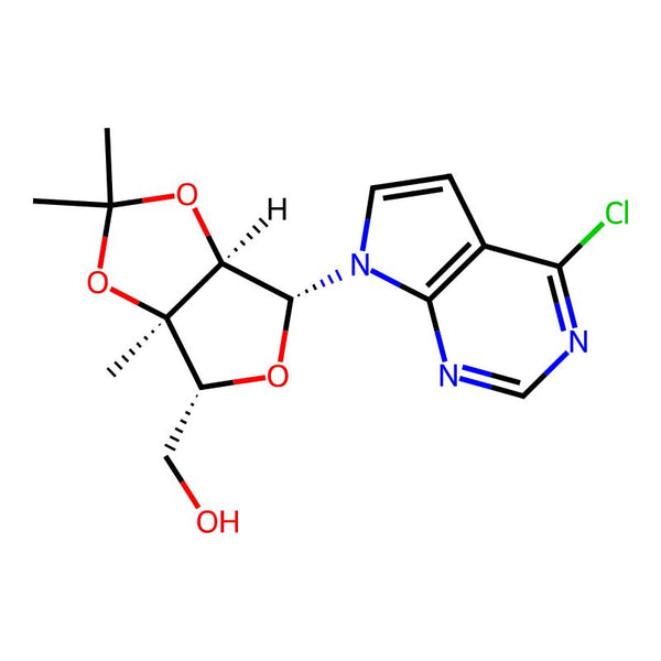 ((3aR,4R,6R,6aR)-6-(4-Chloro-7H-pyrrolo[2,3-d]pyrimidin-7-yl)-2,2,3a-trimethyltetrahydrofuro[3,4-d][1,3]dioxol-4-yl)methanol|CS-0103886|2278357-65-4