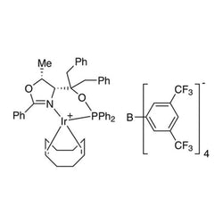 ((4R,5R)-(+)-O-[1-Benzyl-1-(5-methyl-2-phenyl-4,5-dihydrooxazol-4-yl)-2-phenylethyl] (diphenylphosphinite)(1,5-COD)iridium(I) tetrakis(3,5-bis(trifluoromethyl)phenylborate, min. 97% (R,R)-[COD]Ir[Ph2P|77-5019|880262-16-8