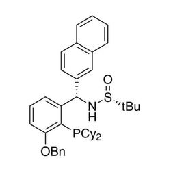 [S(R)]-N-[(S)-[3-(Benzyloxy)-2-(dicyclohexylphosphino)phenyl]-(2-naphthalenyl)methyl]-2-methyl-2-propanesulfinamide, 95%|15-8480