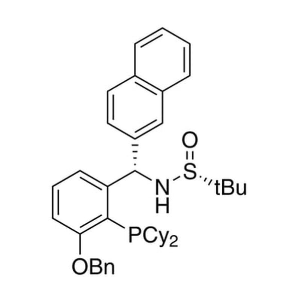 [S(R)]-N-[(S)-[3-(Benzyloxy)-2-(dicyclohexylphosphino)phenyl]-(2-naphthalenyl)methyl]-2-methyl-2-propanesulfinamide, 95%|15-8480
