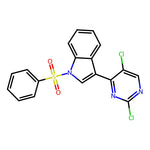 3-(2,5-Dichloropyrimidin-4-yl)-1-(phenylsulfonyl)-1H-indole|CS-D1256|882562-40-5