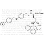 Na-Fmoc- Nd-trityl-L-glutamine 4-alkoxybenzyl alcohol resin|02849