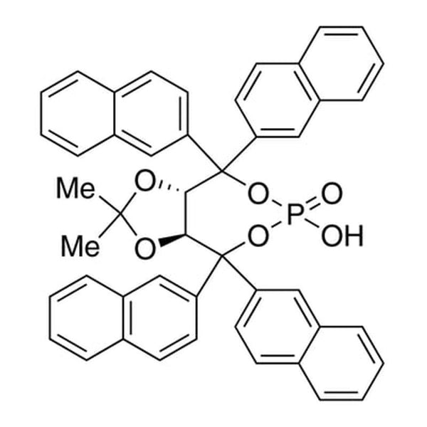 (3aS,8aS)-Tetrahydro-6-hydroxy-2,2-dimethyl-4,4,8,8-tetra-2-naphthalenyl-6-oxide-1,3-dioxolo[4,5-e][1,3,2]dioxaphosphepin, 98%, (99% ee)|15-8603
