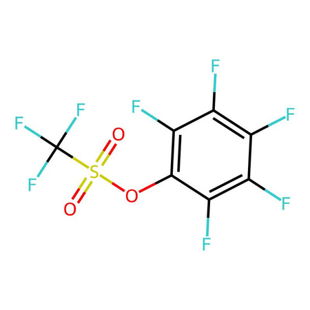 Pentafluorophenyl trifluoromethanesulfonate, 98%|178644|60129-85-3