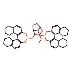 2,4-Bis{[(R)-1,1'-H<sup>8</sup>-binaphthyl-2,2'-diyl] phosphite}-methyl 3,6-anhydro-α-D-glucopyranoside|1811336|1353221-82-5