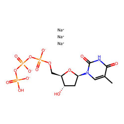 2'-Deoxythymidine 5'-triphosphate [dTTP] trisodium salt, 99%, 100 mM|9332594|18423-43-3
