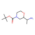 tert-Butyl 2-(1-aminoethyl)morpholine-4-carboxylate|CS-0187665|1824327-48-1