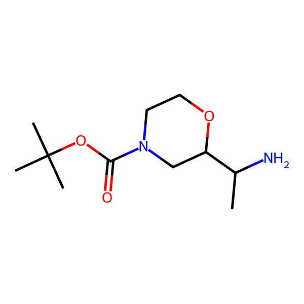 tert-Butyl 2-(1-aminoethyl)morpholine-4-carboxylate|CS-0187665|1824327-48-1