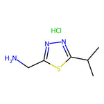 [5-(propan-2-yl)-1,3,4-thiadiazol-2-yl]methanamine hydrochloride|CS-0230370|1228880-15-6