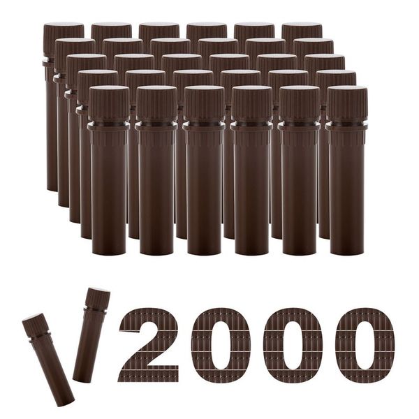 cryogenic vials, 2.0ml, self-standing, brown and non-transparent, pp, working temperature from -86°c to 121°c;  sterile,  dnase＆rnase free, 50 /bag, 10 bags/pack, 4 packs/case|81-7205