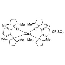 Bis{[1-(2S,5S)-2,5-dimethylphospholanyl]-[2-(2S,5S)-2,5-dimethylphospholanyl-1-oxide]benzene}copper(I) trifluoromethanesulfonate, min. 97%|29-3003