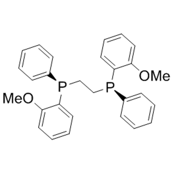 (R,R)-(-)-1,2-Bis[(2-methoxyphenyl)(phenyl)phosphino]ethane, 98% (-)-DIPAMP|15-0481|55739-58-7