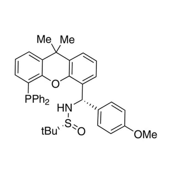 [S(R)]-N-[(S)-[5-(Diphenylphosphino)-9,9-dimethyl-9H-xanthen-4-yl](4-methoxyphenyl)methyl]-2-methyl-2-propanesulfinamide, 95%|15-8402|2160535-57-7