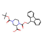 (R)-1-(((9H-Fluoren-9-yl)methoxy)carbonyl)-4-(tert-butoxycarbonyl)piperazine-2-carboxylic acid|CS-0498798|1217723-28-8