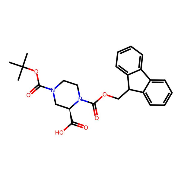 (R)-1-(((9H-Fluoren-9-yl)methoxy)carbonyl)-4-(tert-butoxycarbonyl)piperazine-2-carboxylic acid|CS-0498798|1217723-28-8