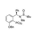 [S(R)]-N-[(R)-[(3-(Benzyloxy)-2-(dicyclohexylphosphino)phenyl)phenylmethyl]-N,2-dimethyl-2-propanesulfinamide, 95%|15-8476