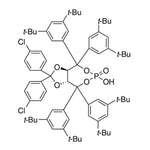 (3aR,8aR)-4,4,8,8-Tetrakis(3,5-di-tert-butylphenyl)-2,2-bis(4-chlorophenyl)-6-hydroxy-tetrahydro-6-oxide-[1,3]dioxolo[4,5-e][1,3,2]dioxaphosphepine, 95%, (99% ee) 95%, (99% ee)|15-8629