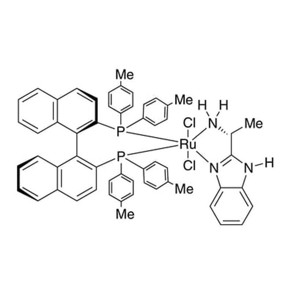Dichloro[(R)-(+)-2,2'-bis(di-p-tolylphosphino)-1,1'-binaphthyl][(R)-(+)-2-(α;-methylmethanamine)-1H-benzimidazole]ruthenium(II), min. 95%|44-0935