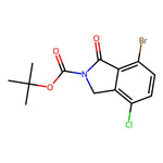 tert-Butyl 7-bromo-4-chloro-1-oxoisoindoline-2-carboxylate|CS-0514271|2628351-94-8