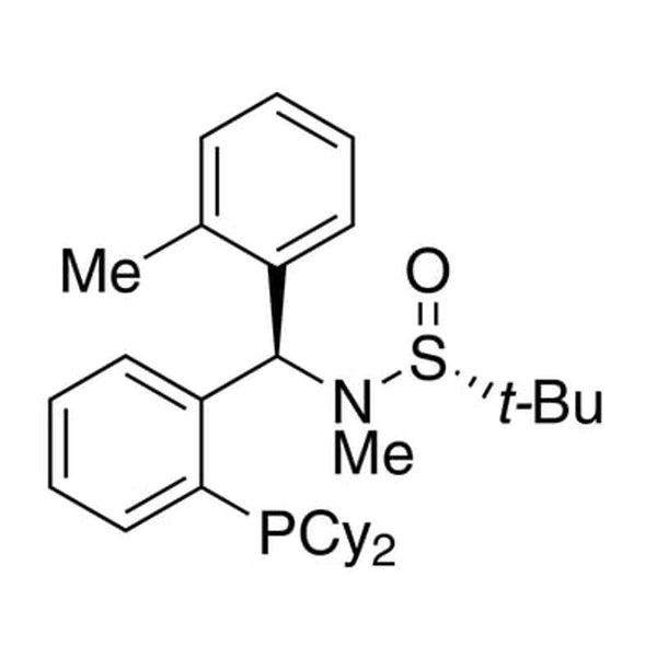 [S(R)]-N-[(R)-(2-Methylphenyl)[2-(dicyclohexylphosphino)phenyl]methyl]-N,2-dimethyl-2-propanesulfinamide, 95%|15-8830