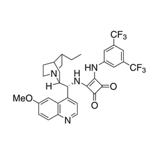 3-[[3,5-Bis(trifluoromethyl)phenyl]amino]-4-[[(9R)-10,11-dihydro-6'-methoxycinchonan-9-yl]amino]-3-cyclobutene-1,2-dione, 98%, (99% ee)|07-7028|1407166-63-5