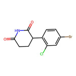 3-(4-Bromo-2-chlorophenyl)piperidine-2,6-dione|CS-1100943|2923549-60-2