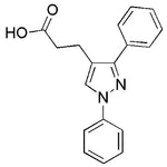 1,3-Diphenylpyrazole-4-propionic acid|25780|108446-77-1