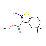 Ethyl 2-amino-5,5-dimethyl-4,7-dihydro-5H-thieno[2,3-c]pyran-3-carboxylate|CS-0466077|64792-51-4
