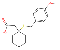b-S-(4-Methoxybenzylmercapto)-b,b-cyclopentamethylene-propionic acid|09985|87242-92-0