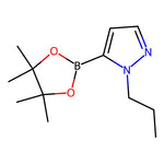 1-Propyl-5-(4,4,5,5-tetramethyl-1,3,2-dioxaborolan-2-yl)-1H-pyrazole|CS-0055098|847818-76-2