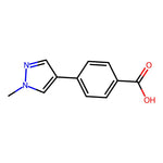 4-(1-Methyl-1H-pyrazol-4-yl)benzoic acid|CS-0161017|199678-06-3