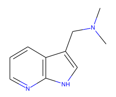 3-(Dimethylaminomethyl)-7-azaindole, 97%
