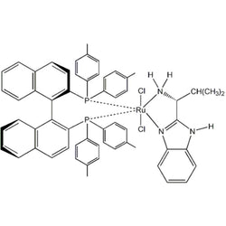 Dichloro[(R)-(+)-2,2'-bis(di-p-tolylphosphino)-1,1'-binaphthyl][(R)-(+)-2-(α;-(i-propyl) methanamine)-1H-benzimidazole]ruthenium(II), min. 95%|44-0945