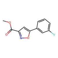 Methyl 5-(3-fluorophenyl)isoxazole-3-carboxylate|CS-0521779|1803587-52-1