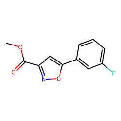 Methyl 5-(3-fluorophenyl)isoxazole-3-carboxylate|CS-0521779|1803587-52-1