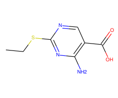 4-Amino-2-(ethylthio)pyrimidine-5-carboxylic acid|CS-B0231|89853-87-2