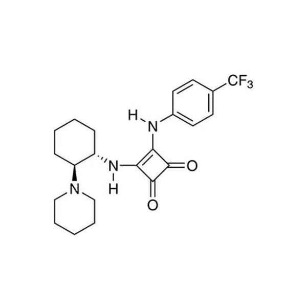 3-[[(1S,2S)-2-(1-Piperidinyl)cyclohexyl]amino]-4-[[4-(trifluoromethyl)phenyl]amino]-3-cyclobutene-1,2-dione, 95%, (99% ee)|07-0905|1312991-08-4